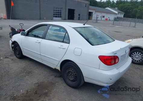 2006 Toyota Corolla Le из США, поврежденный, VIN 2T1BR32E06C656741